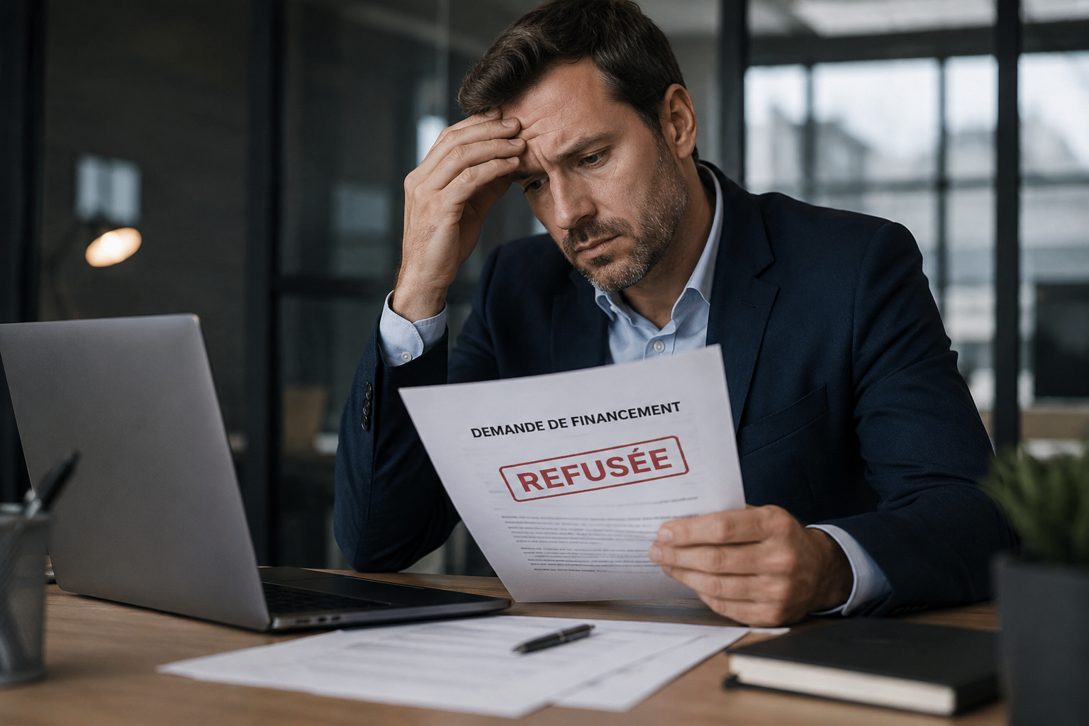 Banque qui refuse les financements : comment réagir rapidement