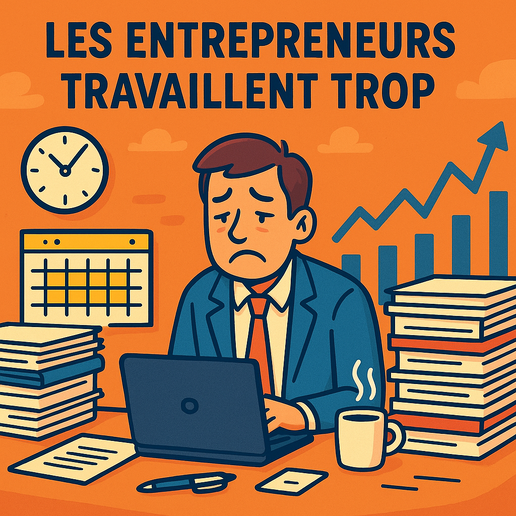 Entrepreneurs travaillent trop : pourquoi ça bloque